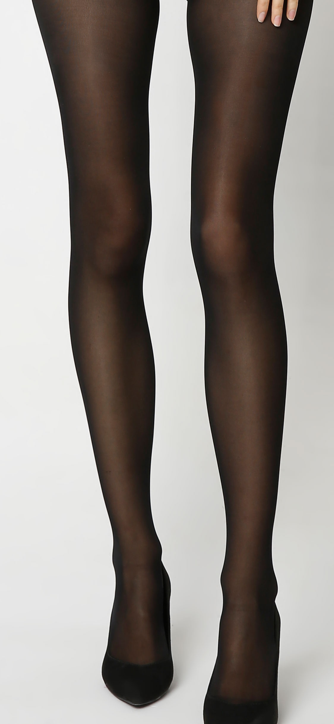 rising star stockings black 35D