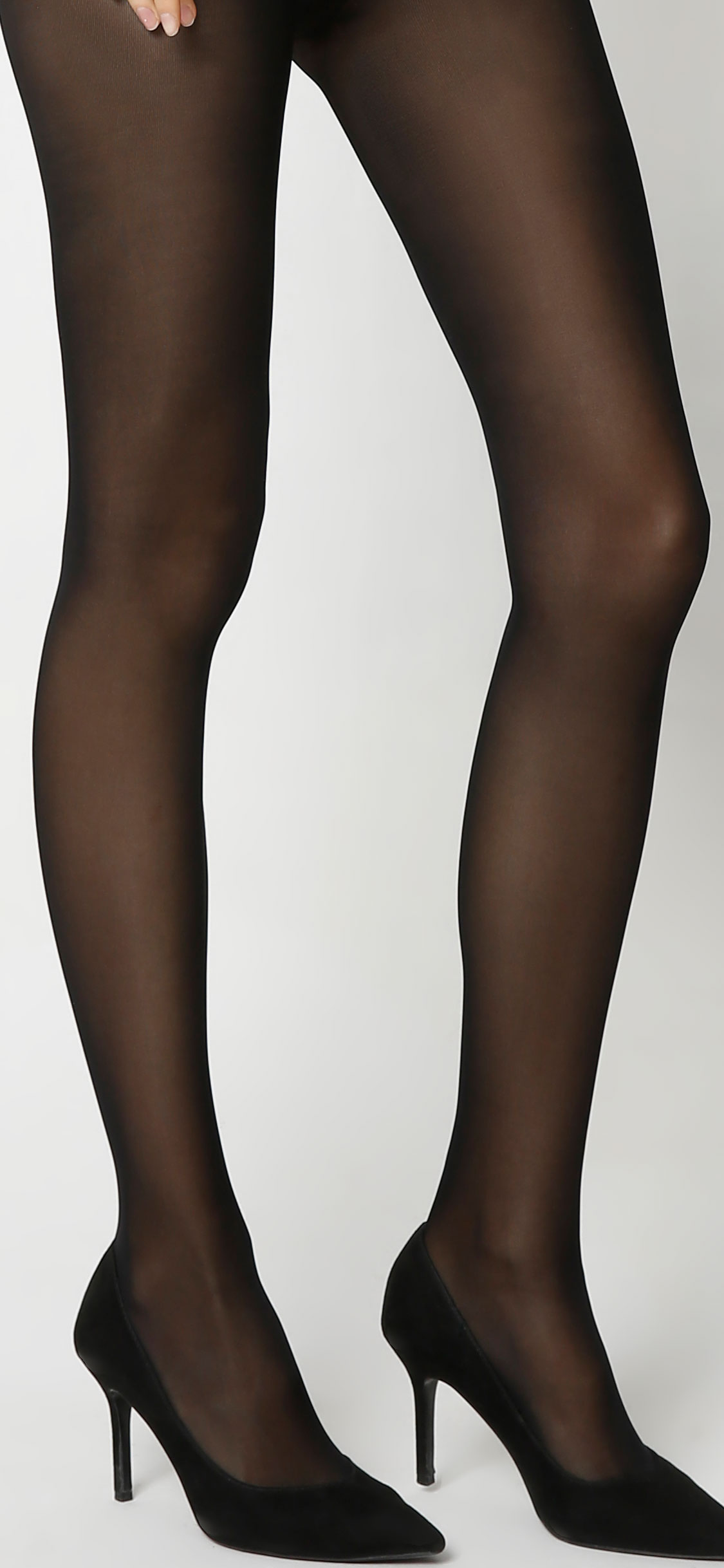 rising star stockings black 35D