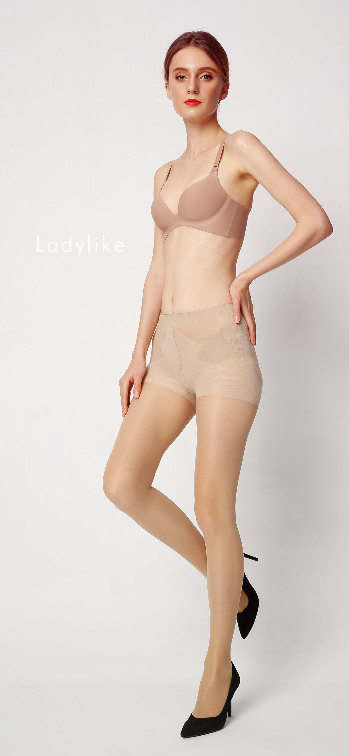 rising star nude stockings C71